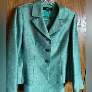 Kasper Green & multi color suit